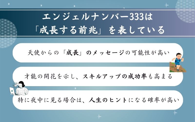 エンジェルナンバー333の意味