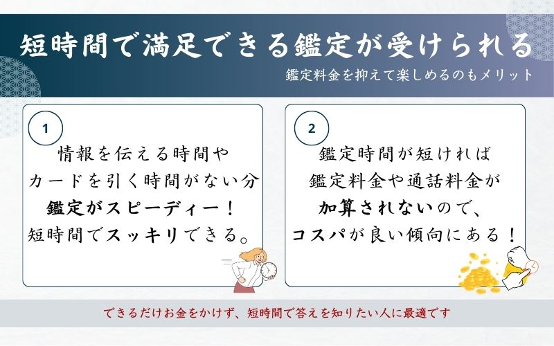 スピーディーに鑑定してもらえる