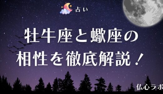牡牛座と蠍座の相性を徹底解説！ラブラブで離れられないってホント？