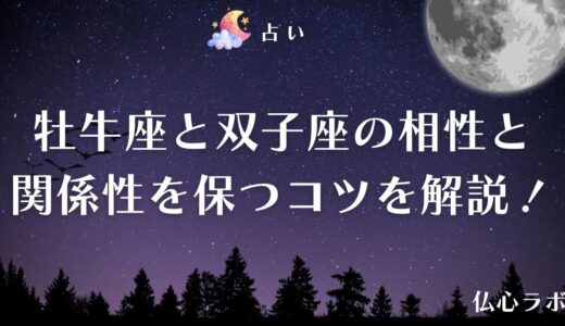 牡牛座と双子座の相性は？友達同士・カップルの相性や関係を良好に保つコツも解説