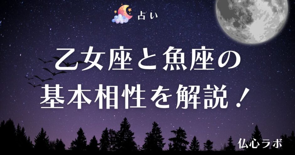 乙女座 魚座 相性　アイキャッチ