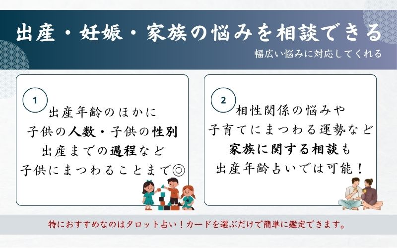  出産年齢占いで分かること